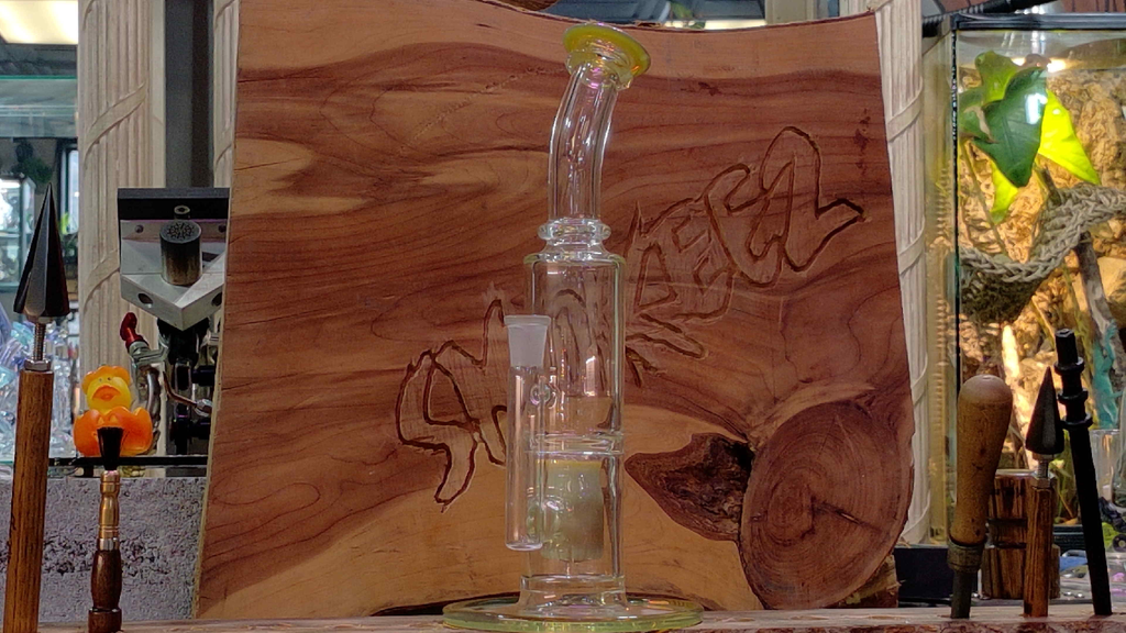 BensonGlass Inverted Showerhead Bent Neck