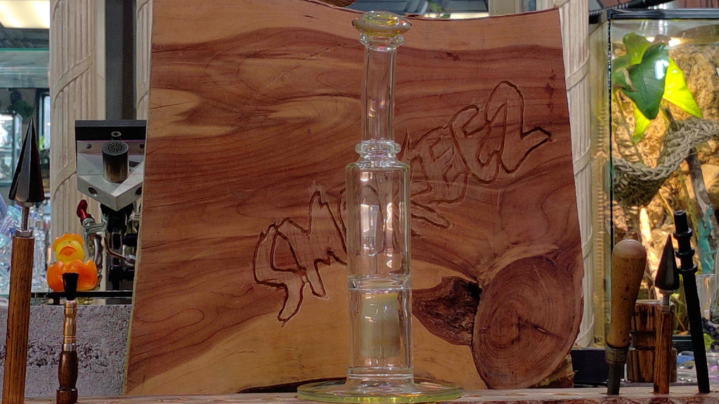 BensonGlass Inverted Showerhead Bent Neck